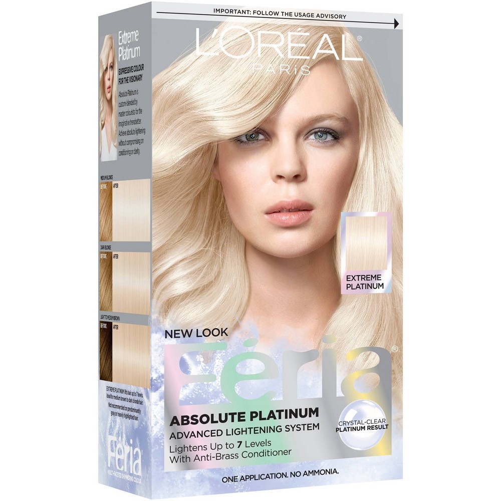 L'Oréal Paris Feria Absolute Platinum Advanced Lightening System with