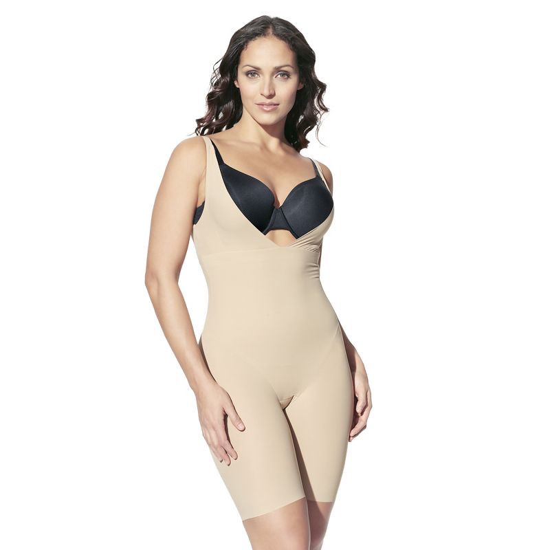 slide 3 of 4, Maidenform Self Expressions Women's Wear Your Own Bra Bodysuit 874 - Beige M, 1 ct