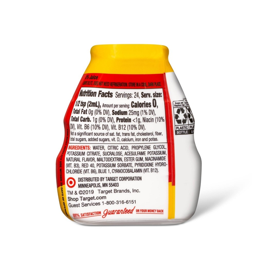 slide 2 of 2, Raspberry Lemonade Liquid Water Enhancer - 1.62 fl oz Bottle - Market Pantry, 1.62 fl oz