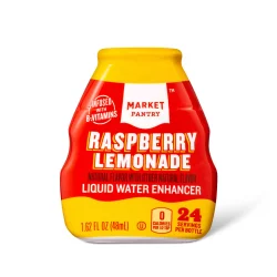 Raspberry Lemonade Liquid Water Enhancer - 1.62 fl oz Bottle - Market Pantry