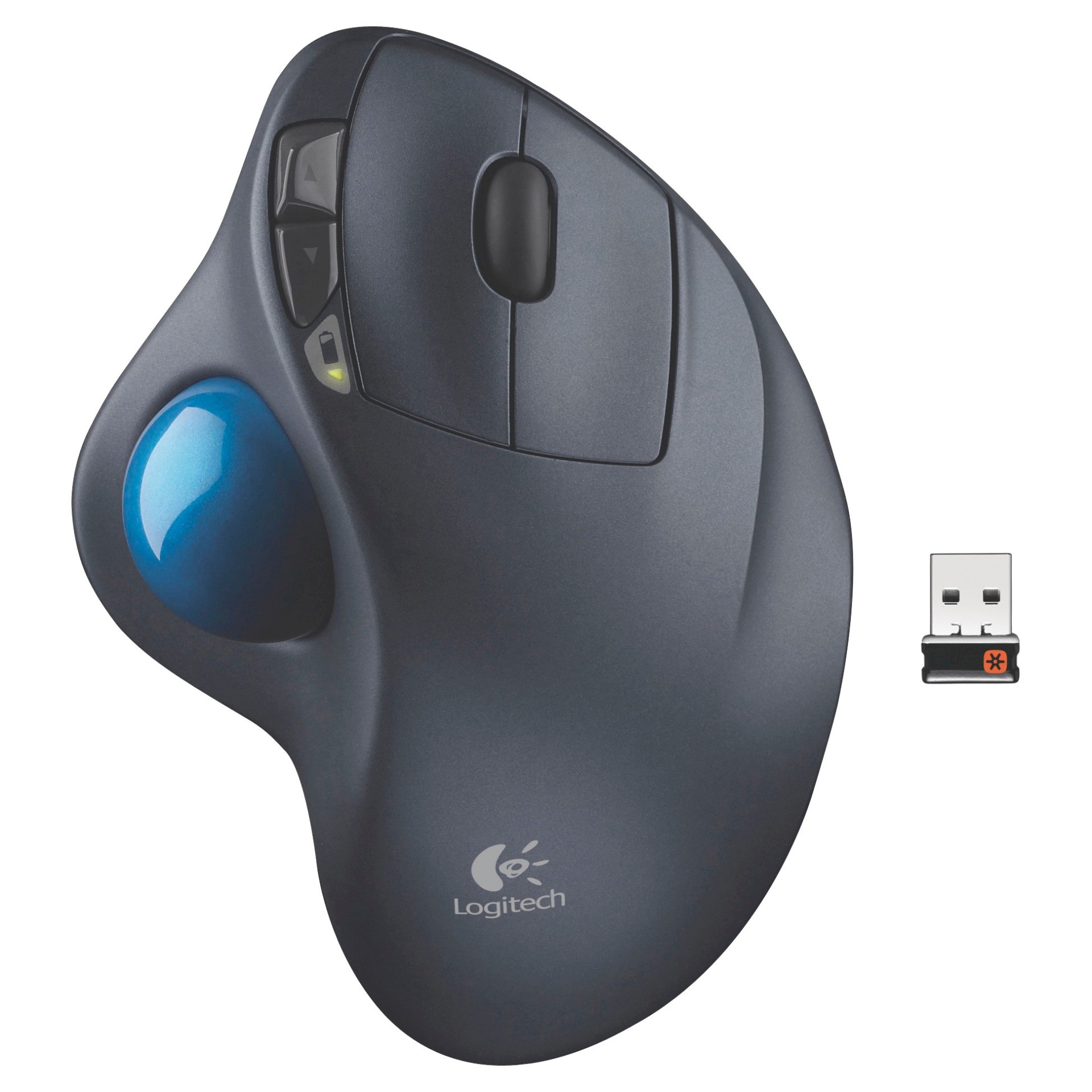 slide 1 of 5, Logitech M570 Wireless Trackball Mouse - Gray , 1 ct