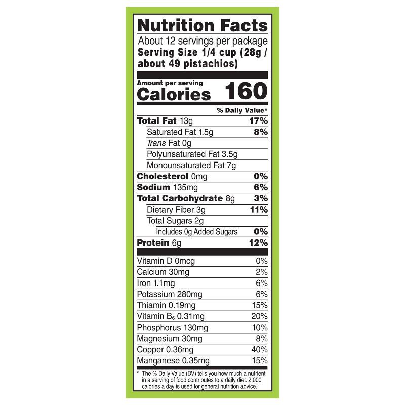 slide 6 of 6, Wonderful Roasted & Salted No Shells Pistachios - 12oz, 12 oz