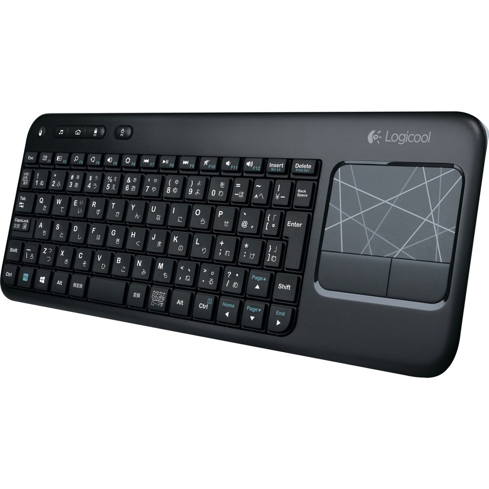 slide 2 of 4, Logitech Wireless Keyboard K400 - Black, 1 ct