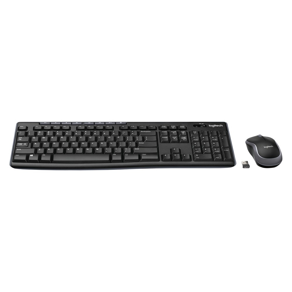 slide 5 of 6, Logitech Combo MK270 With Keyboard And Mouse - Black (920-004536), 1 ct