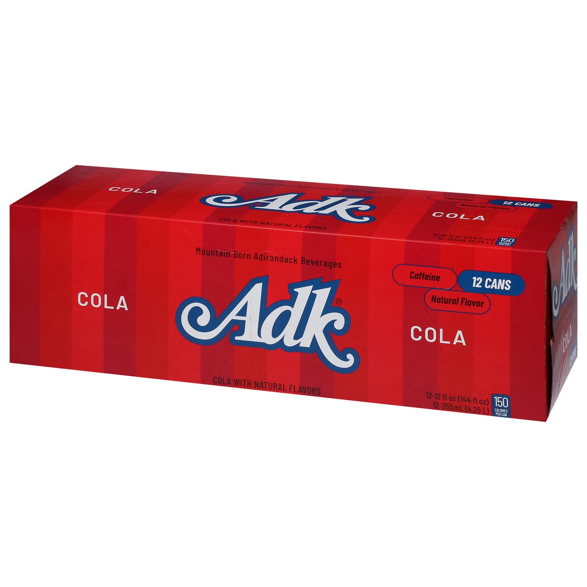 slide 2 of 4, ADK Natural Cola 12 - 12 fl oz Cans, 144 fl oz