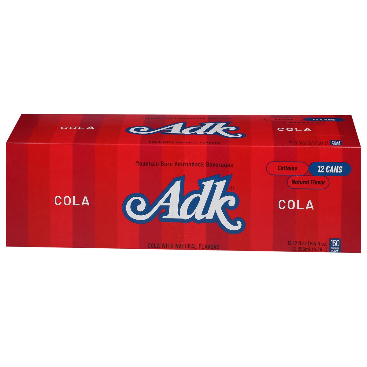 slide 1 of 4, ADK Natural Cola 12 - 12 fl oz Cans, 144 fl oz