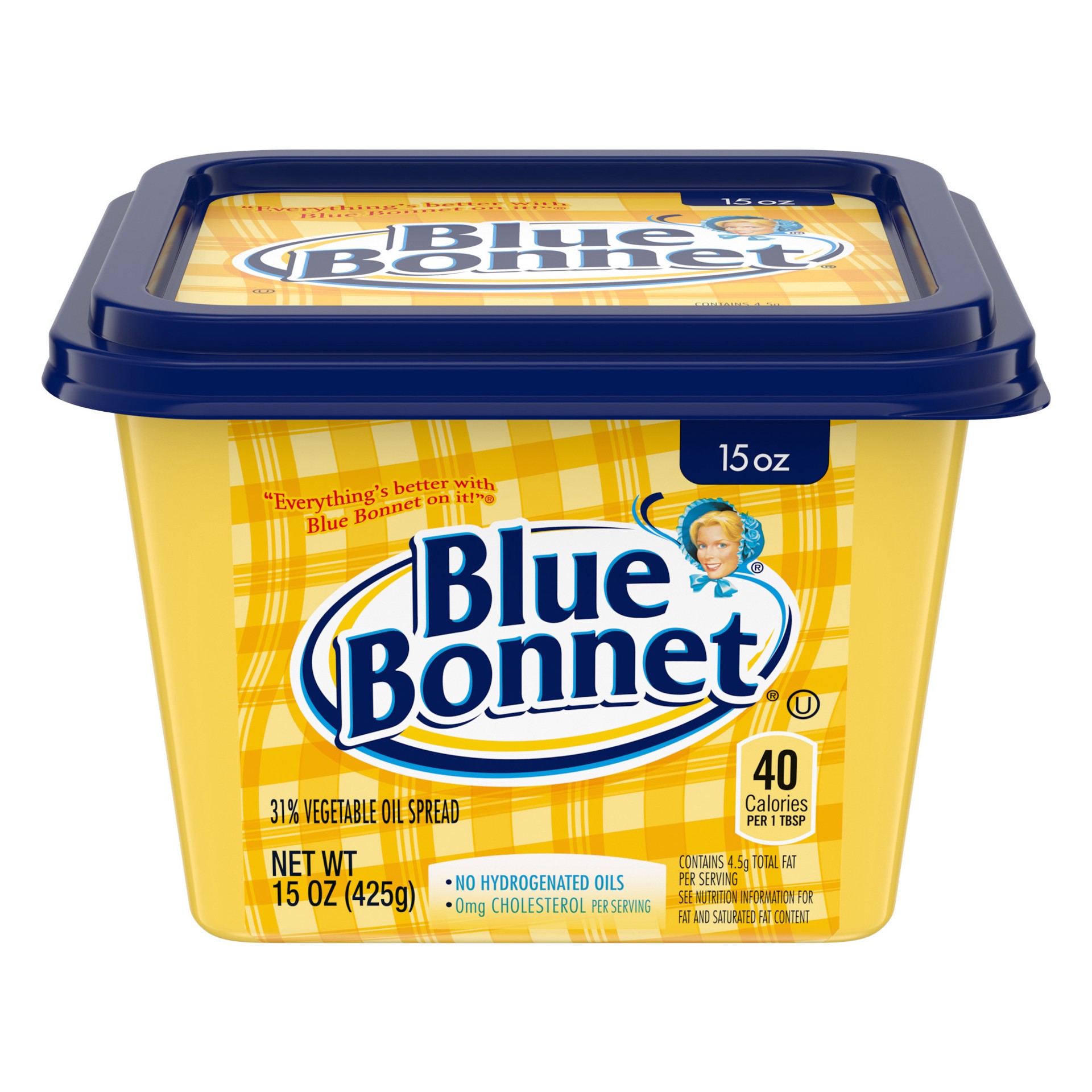 slide 1 of 5, Bluebonnet Nutrition 31% Vegetable Oil Spread 15 oz, 15 oz