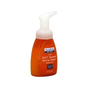 slide 1 of 1, AcneFree 24/7 Severe Acne Wash, Foaming Cream, Oil-Free, 6 oz