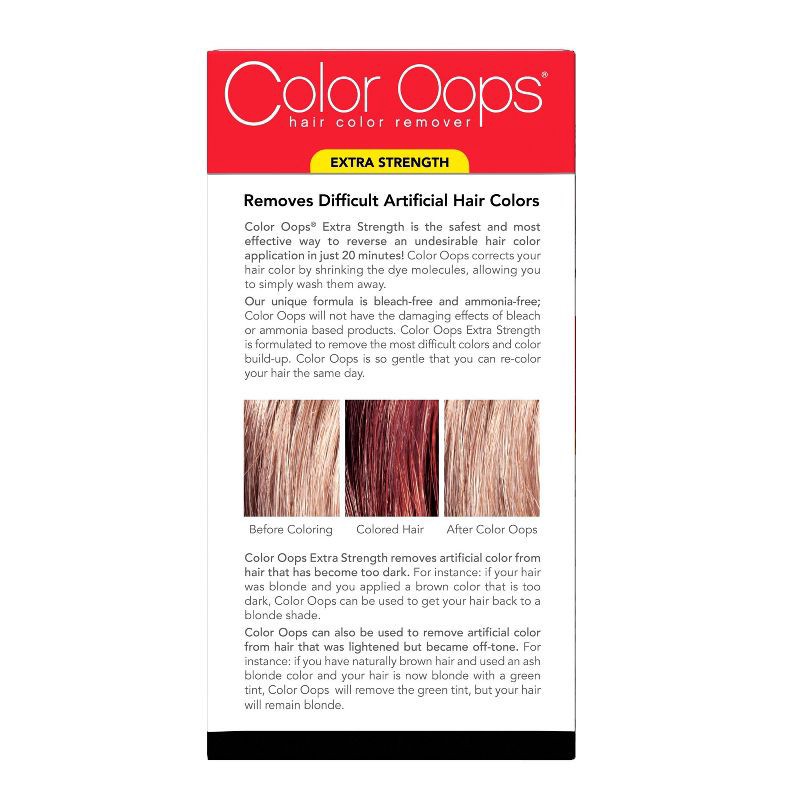 slide 2 of 7, Color Oops Extra Strength Hair Color Remover - 4 fl oz, 4 fl oz