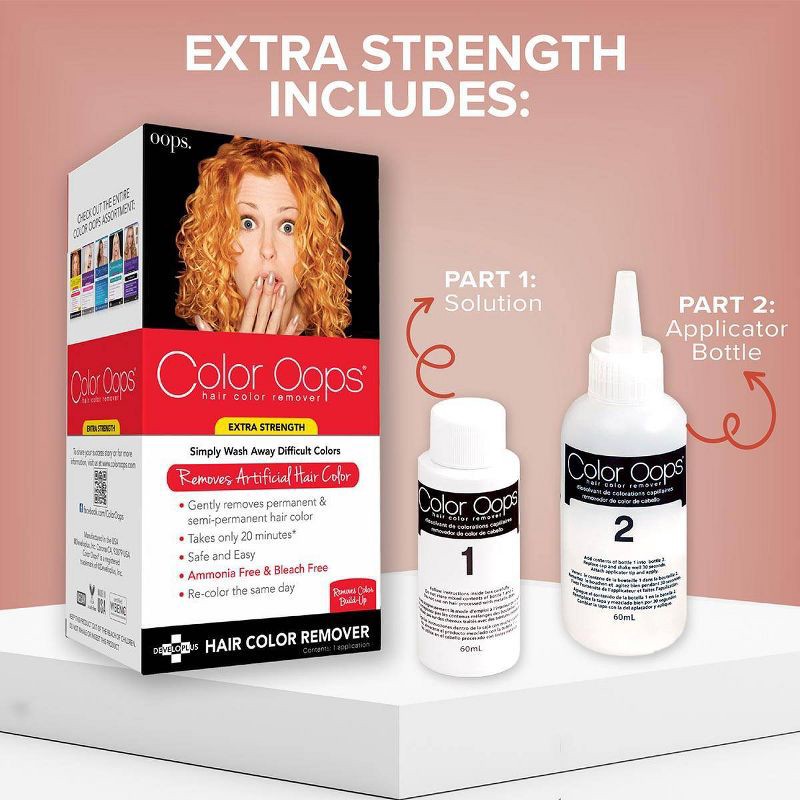 slide 3 of 7, Color Oops Extra Strength Hair Color Remover - 4 fl oz, 4 fl oz
