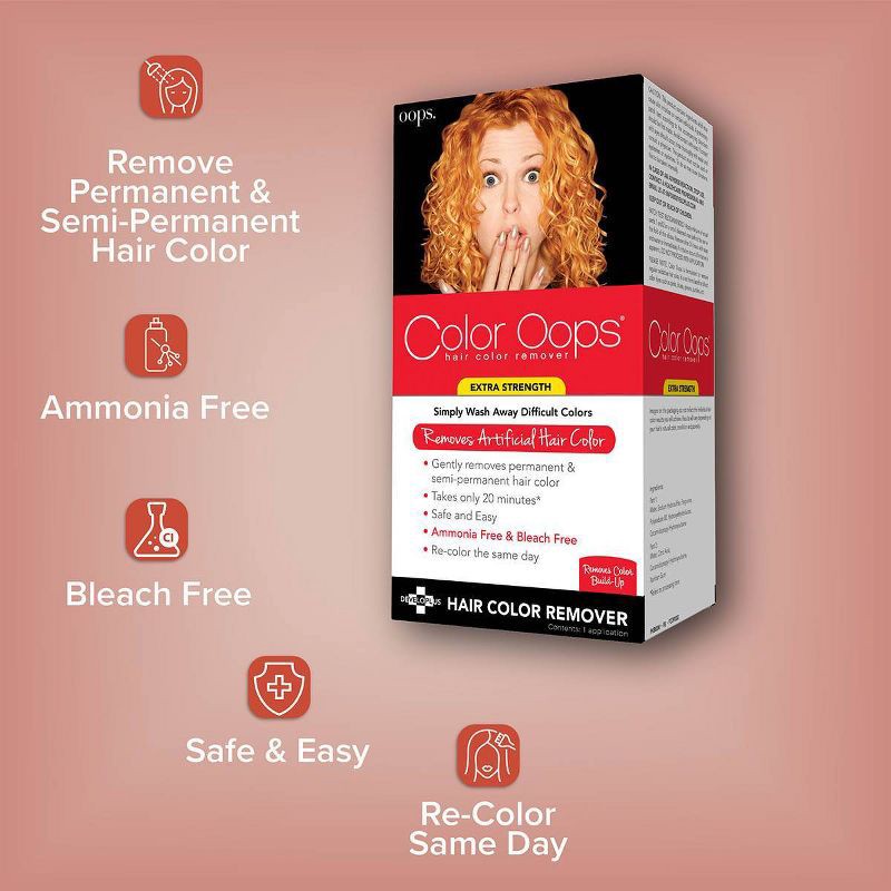slide 4 of 7, Color Oops Extra Strength Hair Color Remover - 4 fl oz, 4 fl oz