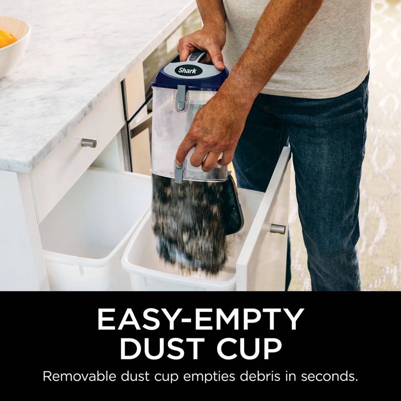 slide 9 of 16, Shark Navigator Lift-Away Deluxe Upright Vacuum - Blue NV360, 1 ct