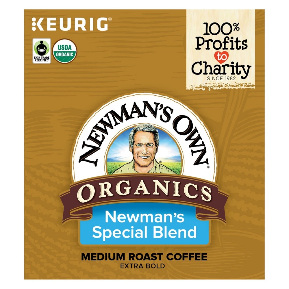 slide 2 of 3, Newman's Own Organics Special Blend Medium Roast Coffee Cup Pods, 18 ct