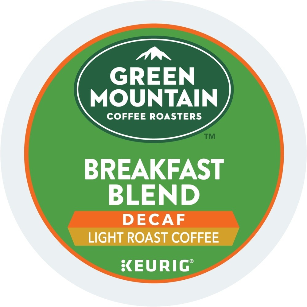 slide 3 of 3, Green Mountain Coffee Breakfast Blend Coffee - Decaf Cup Pods, 18 ct