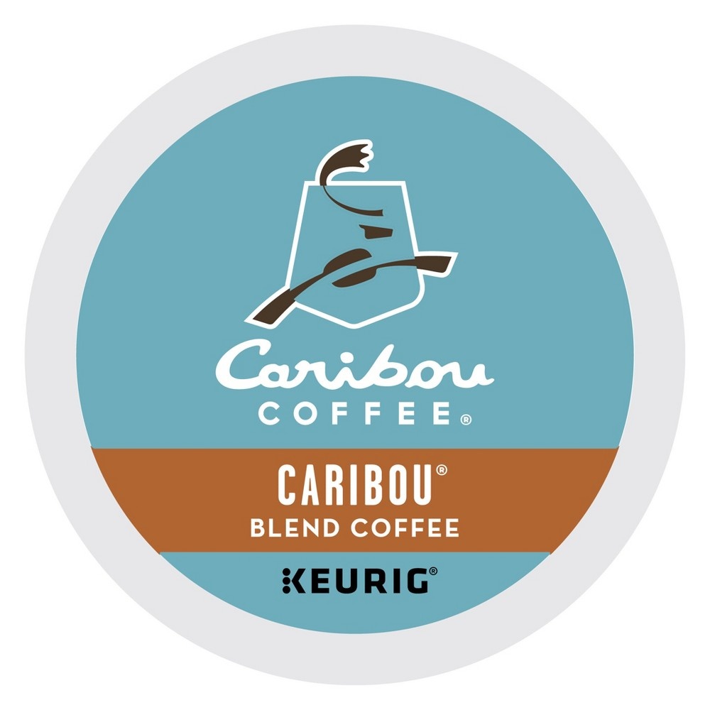 slide 2 of 3, Caribou Coffee Caribou Blend Medium Roast Coffee Cup Pods, 18 ct