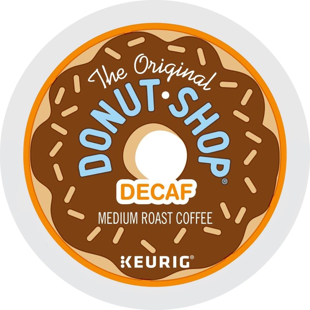 slide 2 of 6, The Original Donut Shop Medium Roast Coffee Keurig Decaf K-Cup Pods, 18 ct