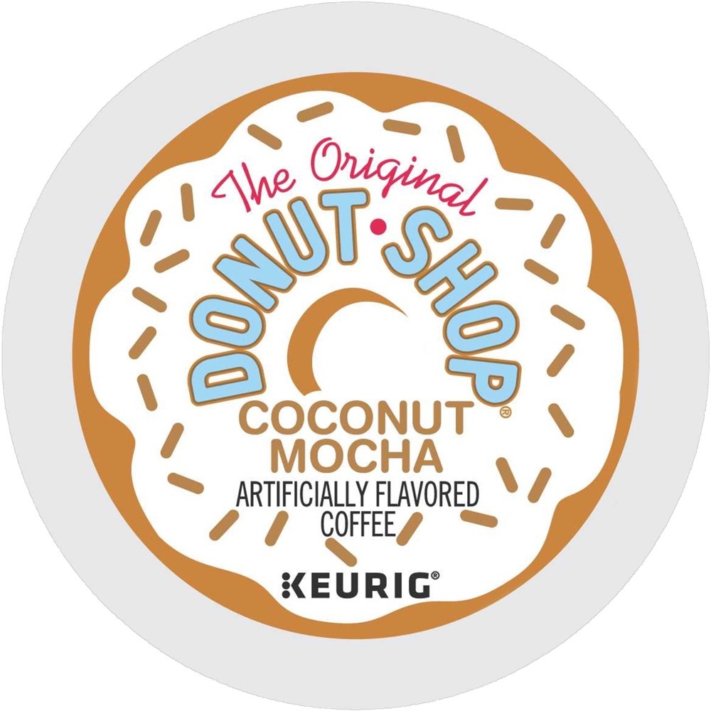 slide 6 of 6, The Original Donut Shop Coconut Mocha Coffee Cup Pods, 18 ct