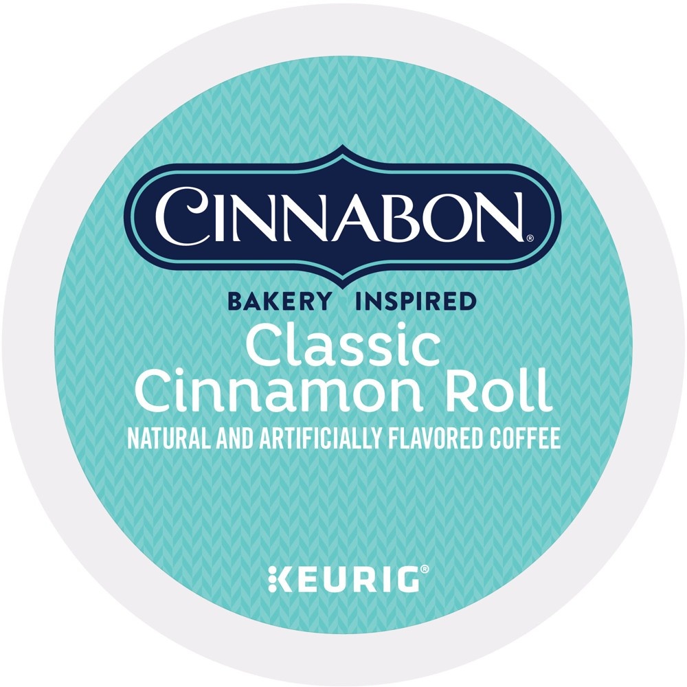 slide 3 of 4, Cinnabon Bakery Inspired Classic Cinnamon Roll Light Roast - Coffee K-Cups, 18 ct