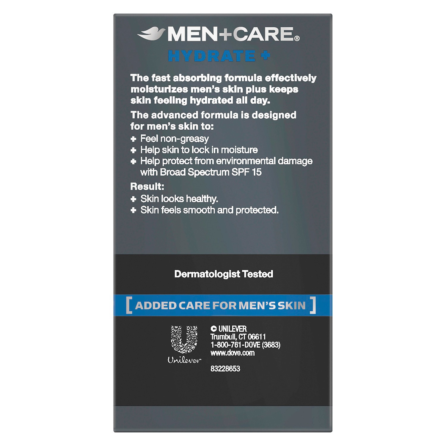 Dove Men + Care Face Lotion Hydrate 1.69 fl oz Shipt