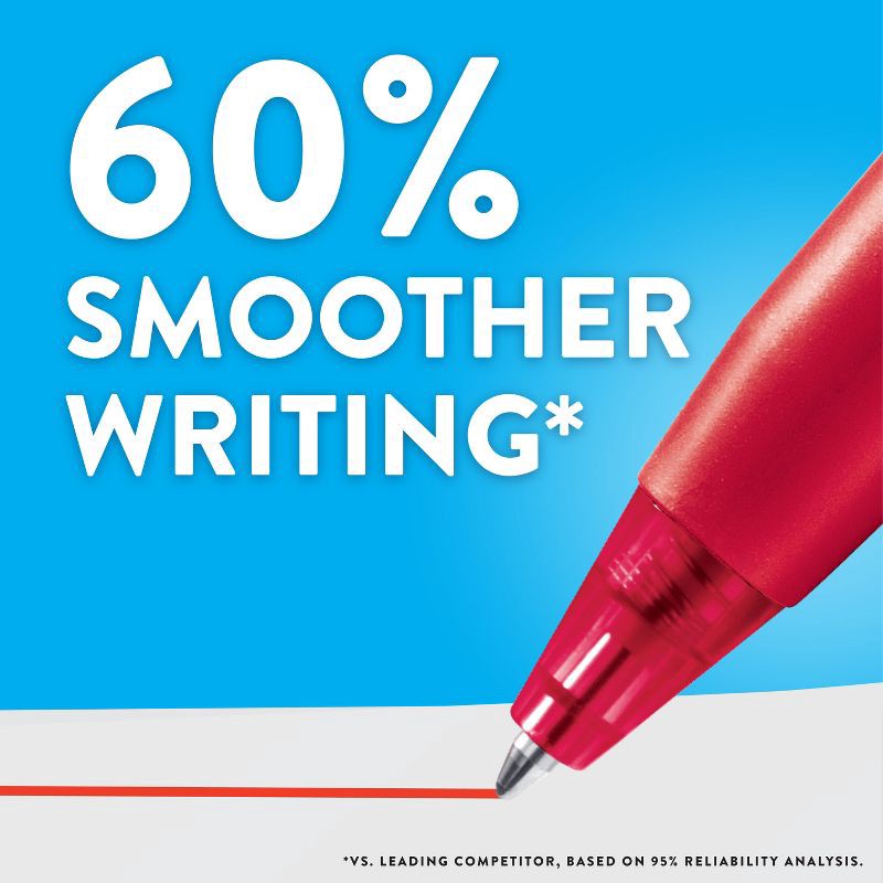 slide 4 of 7, Paper Mate Ink Joy 8pk 300RT Ballpoint Pens 1.0mm Black: Retractable, Rubber Grip, Pocket Clip, Stationery, Office Supplies, 8 ct