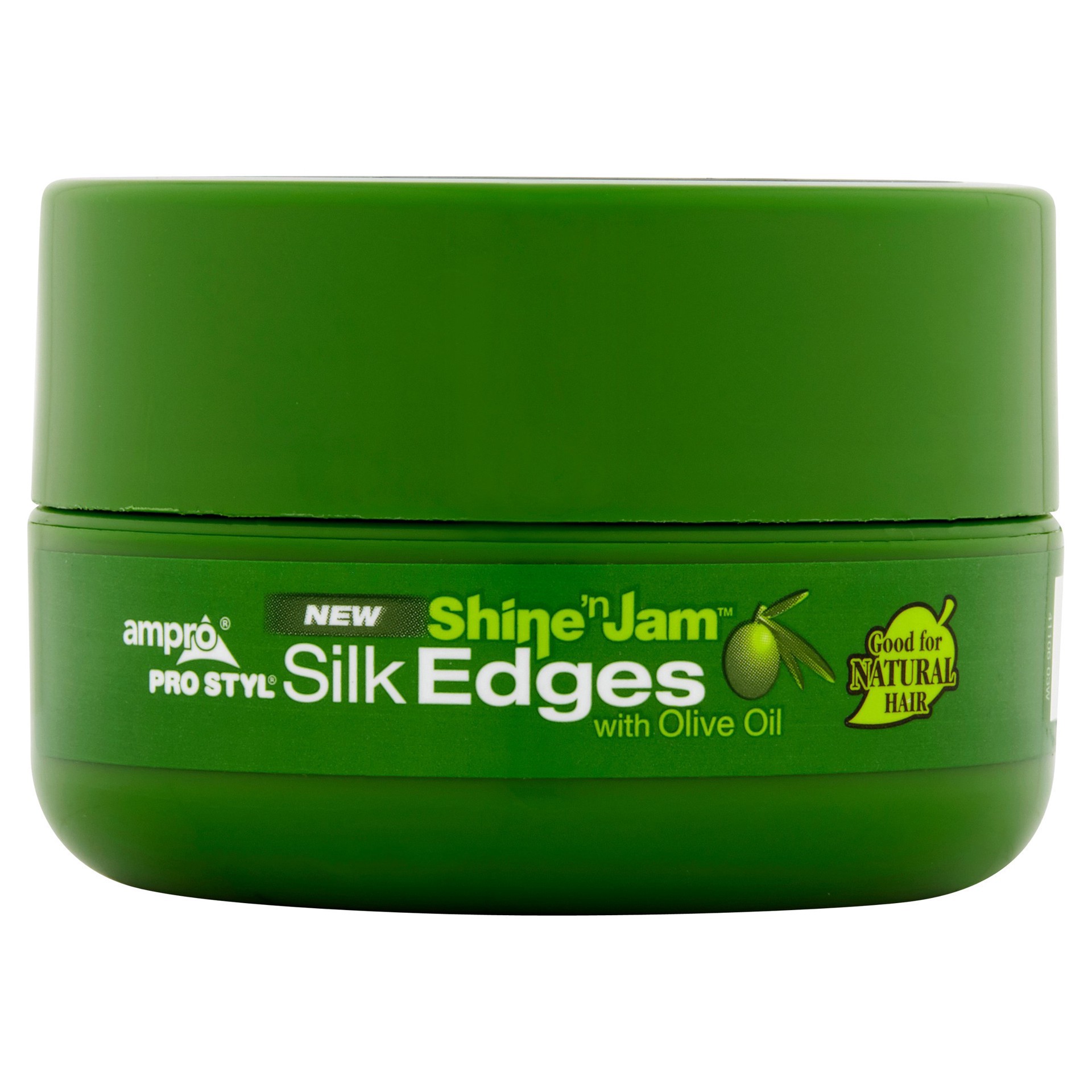 slide 2 of 3, Ampro Shine N Jam Olive Oil Silk Edges Hair Gel, 2 oz