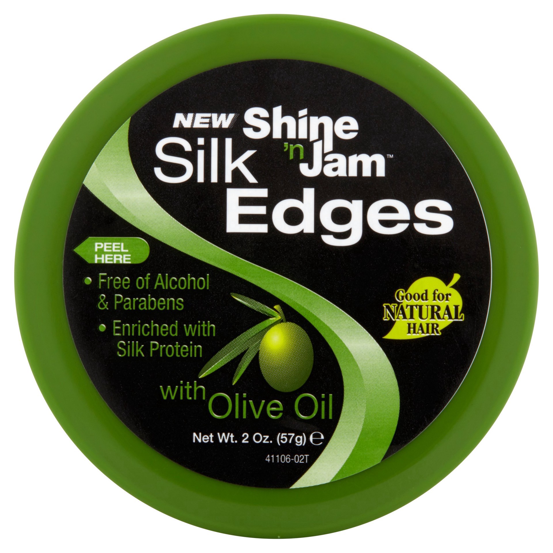 slide 1 of 3, Ampro Shine N Jam Olive Oil Silk Edges Hair Gel, 2 oz