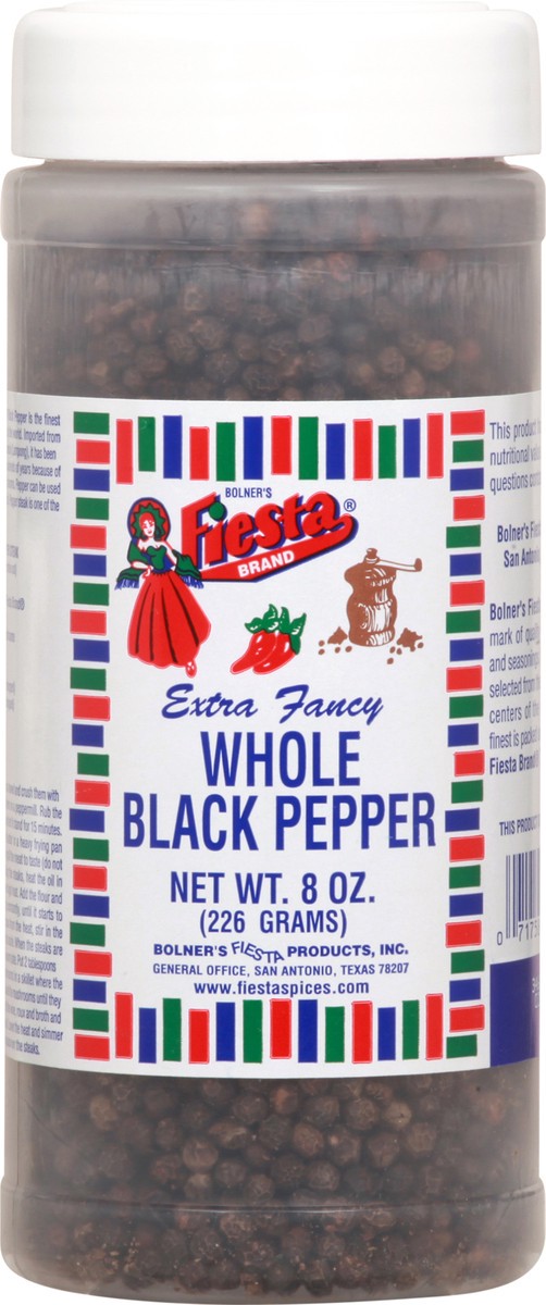 slide 9 of 10, Fiesta Whole Extra Fancy Black Pepper 8 oz, 8 oz