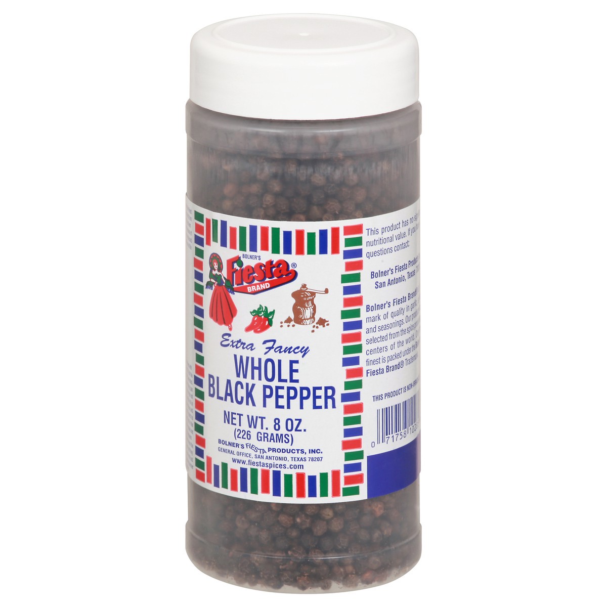 slide 5 of 10, Fiesta Whole Extra Fancy Black Pepper 8 oz, 8 oz