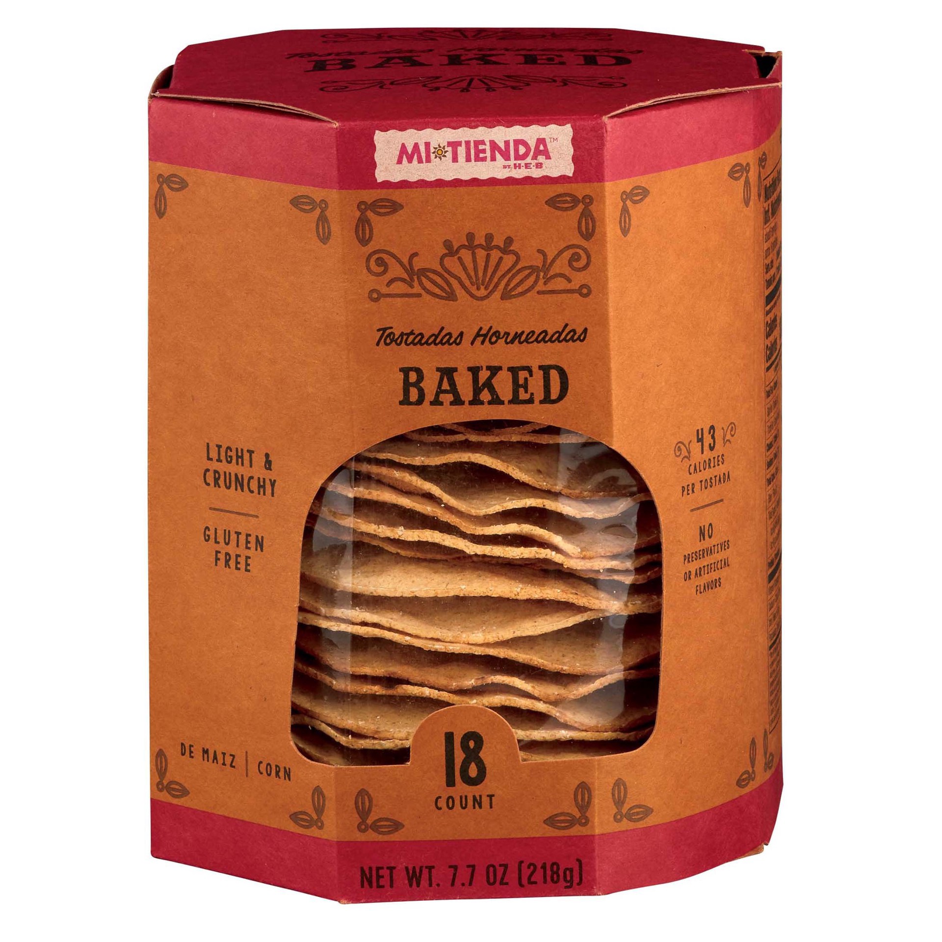 slide 1 of 10, Mi Tienda Baked Tostadas Horneadas, 18 ct