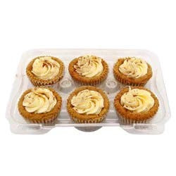 Pumpkin Cream Cheese Cookie Cupcakes, 6 ct