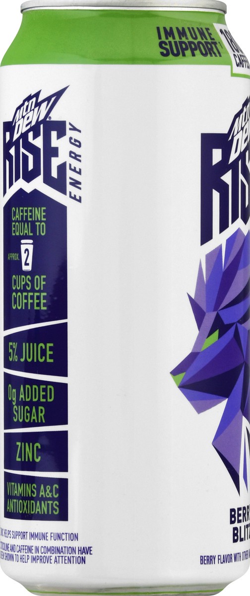 slide 5 of 10, Mountain Dew Energy Berry Blitz, 16 oz