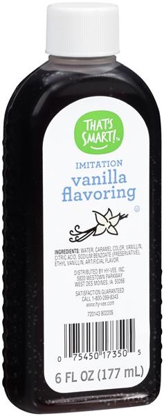 slide 1 of 1, That's Smart! Imitation Vanilla Flavoring, 6 fl oz