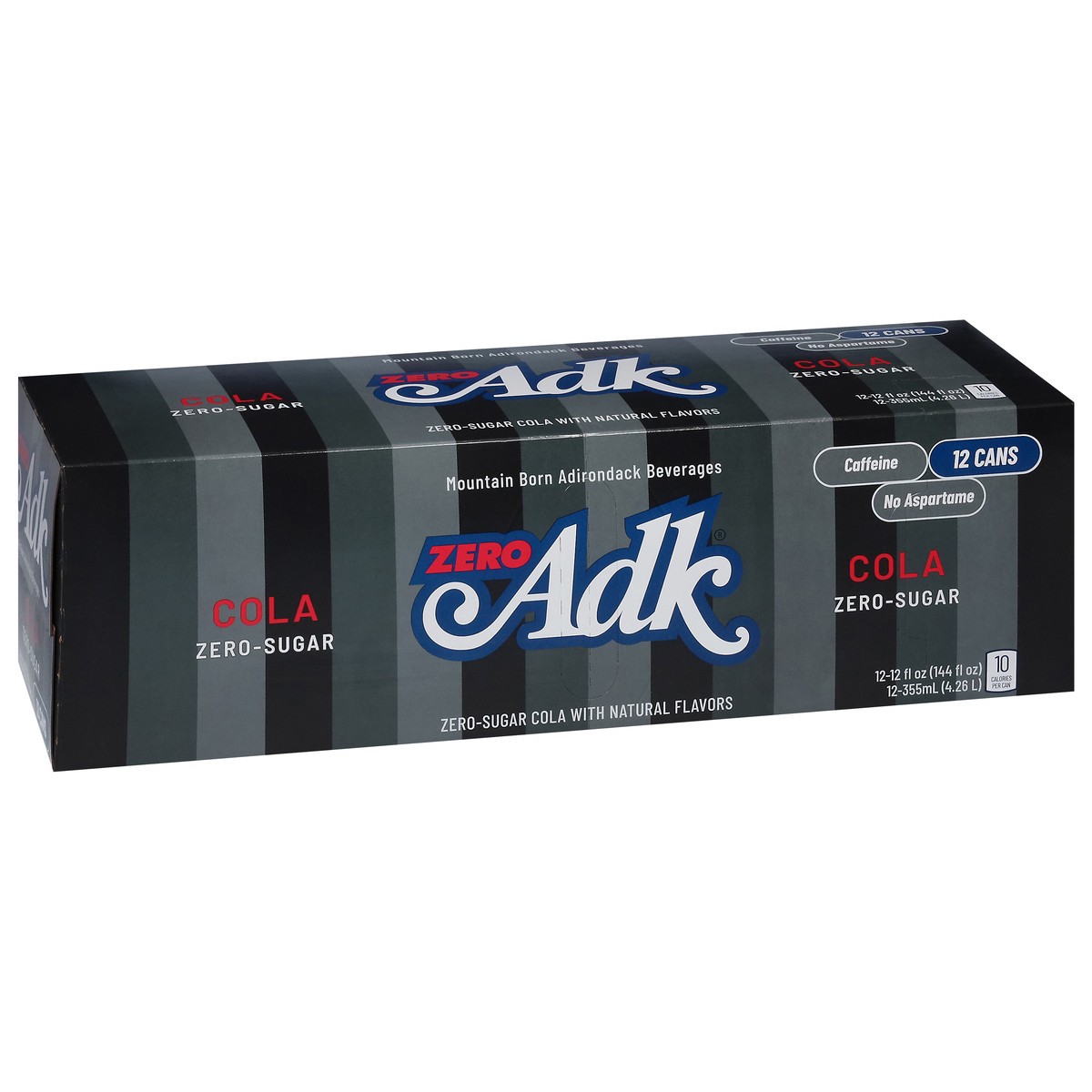 slide 4 of 4, ADK Zero-Sugar Cola Can 12 ea, 144 fl oz