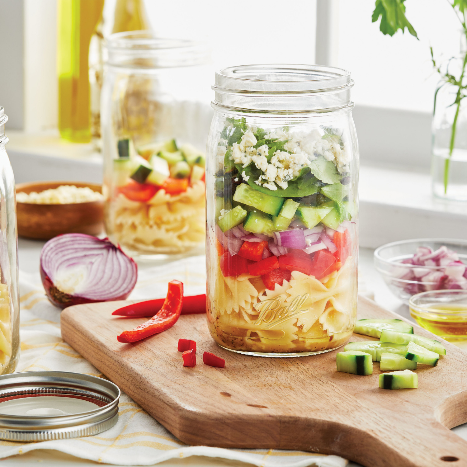 slide 5 of 7, Ball 12 Quart Wide Mouth Mason Jars 12 ea, 12 ct