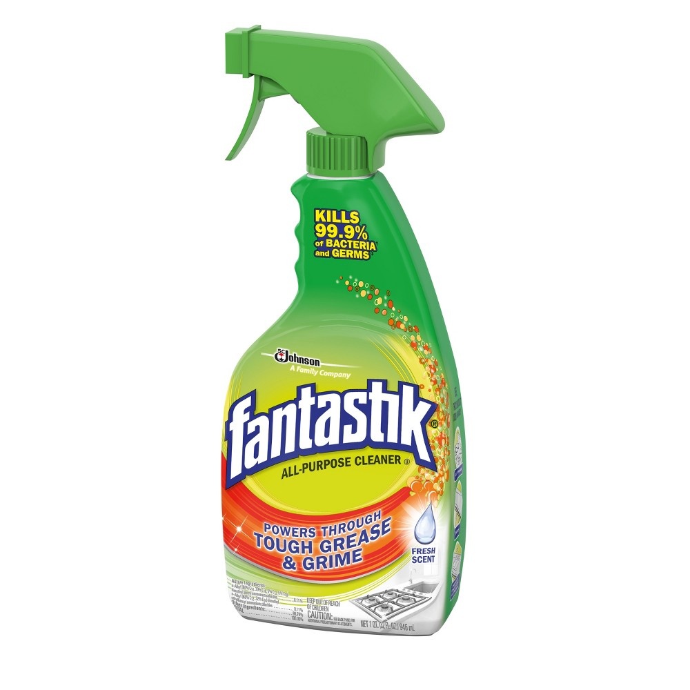 slide 2 of 4, Scrubbing Bubbles with Fantastik Heavy Duty All Purpose Cleaner Fresh Scent, 32 oz