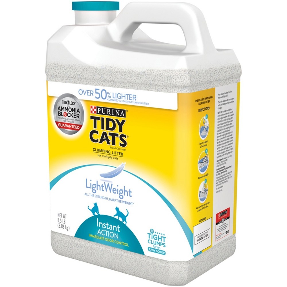 slide 5 of 5, Tidy Cats Lightweight Instant Action Cat Litter, 8.5 lb