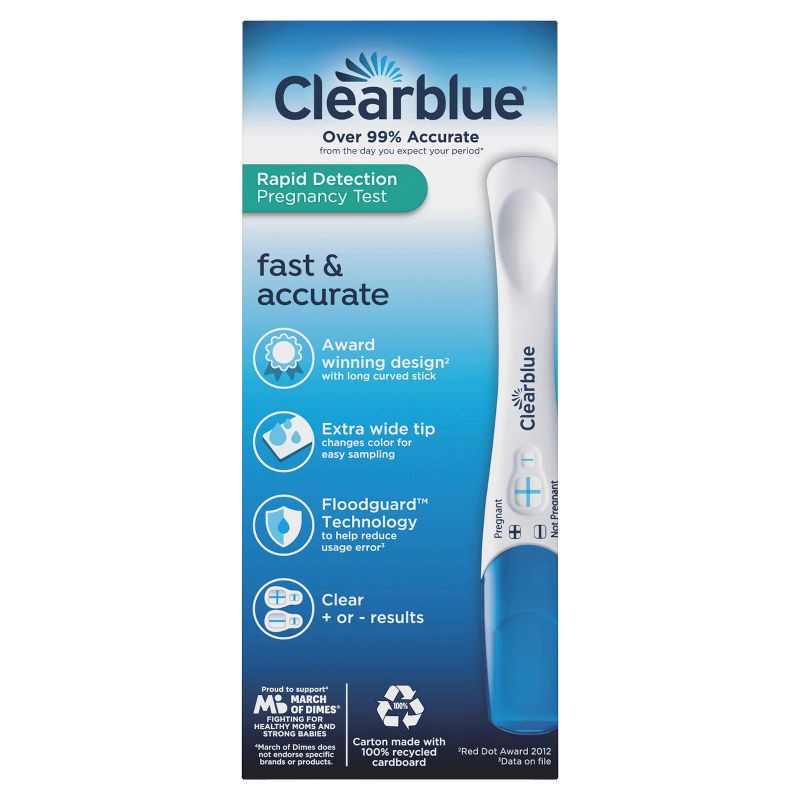 slide 12 of 12, Clearblue Rapid Detection Pregnancy Test - 2ct, 2 ct