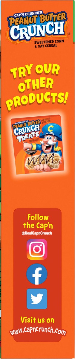 slide 4 of 6, Cap'n Crunch Cereal, Peanut Butter Crunch, Giant Size, 22.5 oz