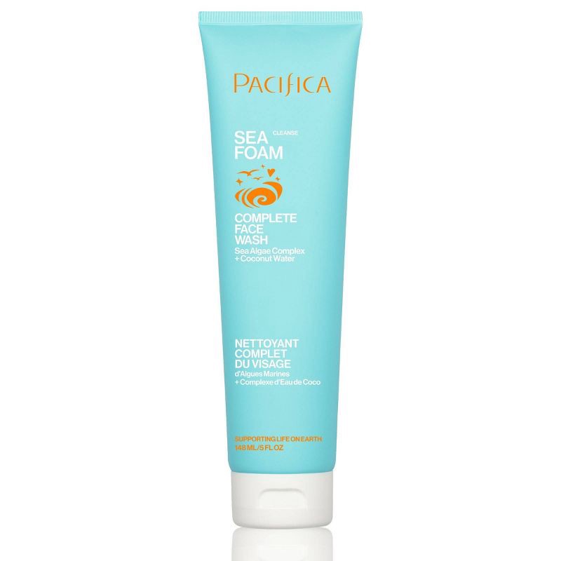 slide 1 of 9, Pacifica Sea Foam Complete Face Wash - Coconut - 5 fl oz, 5 fl oz