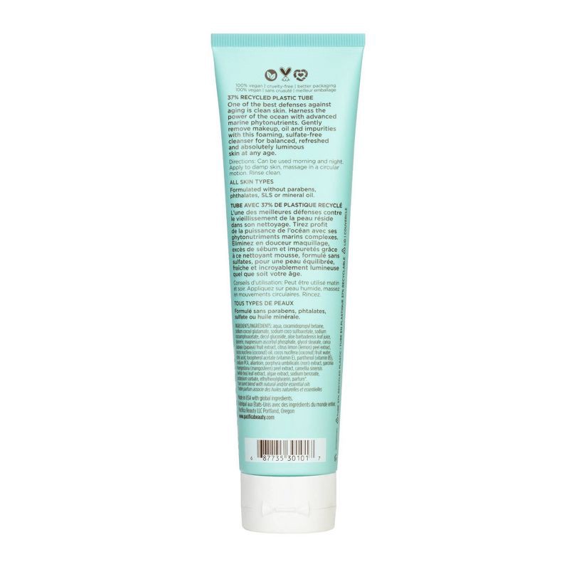 slide 5 of 5, Pacifica Sea Foam Complete Face Wash - Coconut - 5 fl oz, 5 fl oz