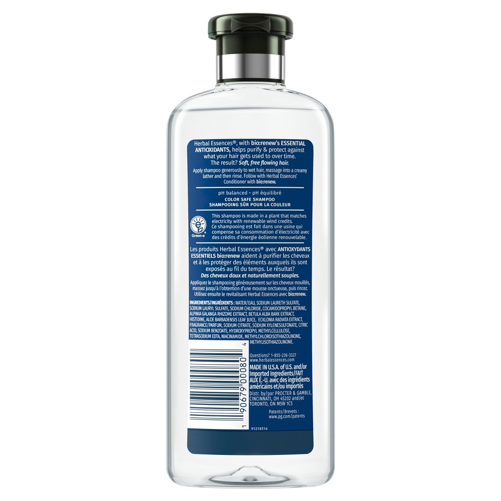 slide 4 of 4, Herbal Essences Bio:Renew Blue Ginger & Micellar Water Shampoo, 13.5 oz