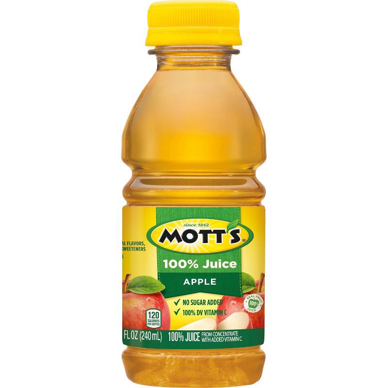 slide 2 of 11, Mott's 100% Original Apple Juice - 6pk/8 fl oz Bottles, 6 ct; 8 fl oz