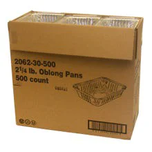 HFA 8X5.5'' Oblong Foil Container