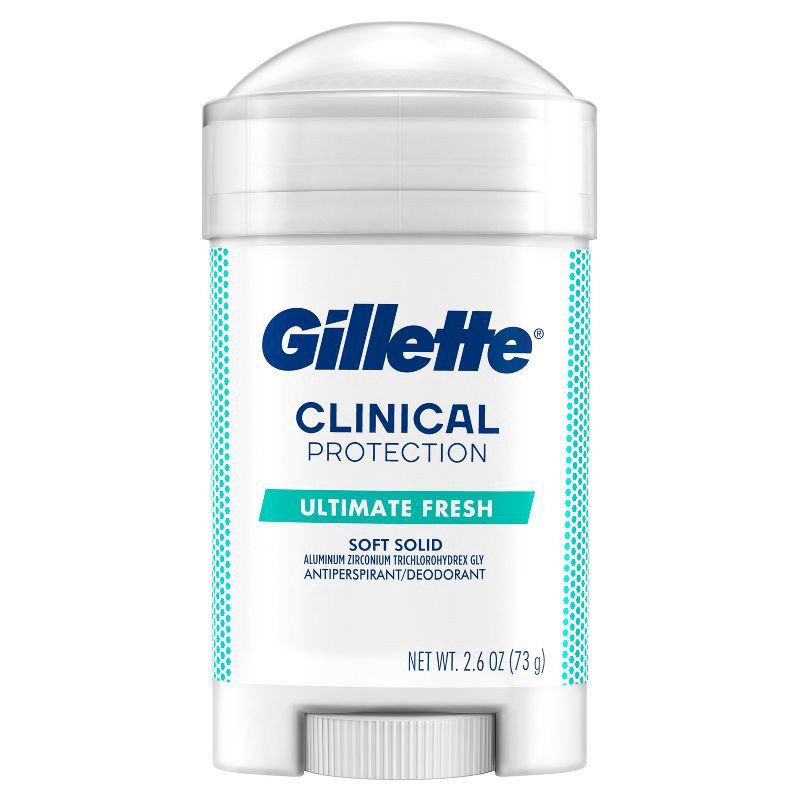 slide 2 of 9, Gillette Clinical Soft Solid Ultimate Fresh Antiperspirant & Deodorant - 2.6oz, 2.6 oz
