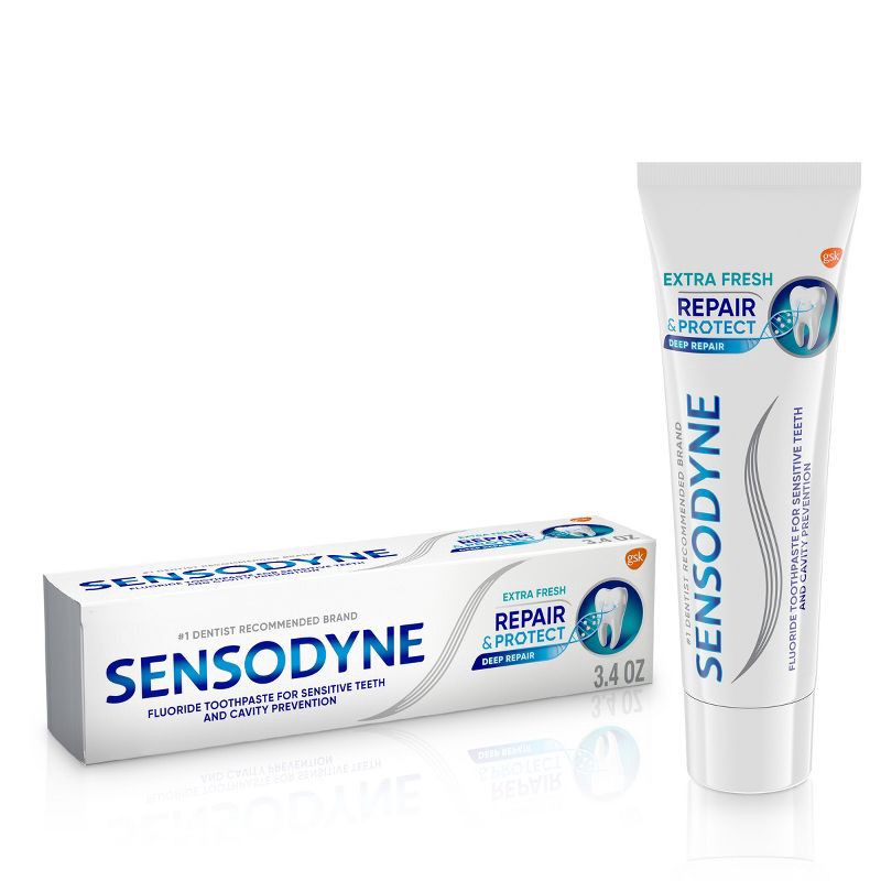slide 1 of 14, Sensodyne Repair & Protect Extra Fresh Toothpaste, 1 ct