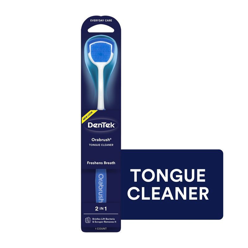 slide 12 of 13, DenTek Orabrush Tongue Cleaner, 1 ct