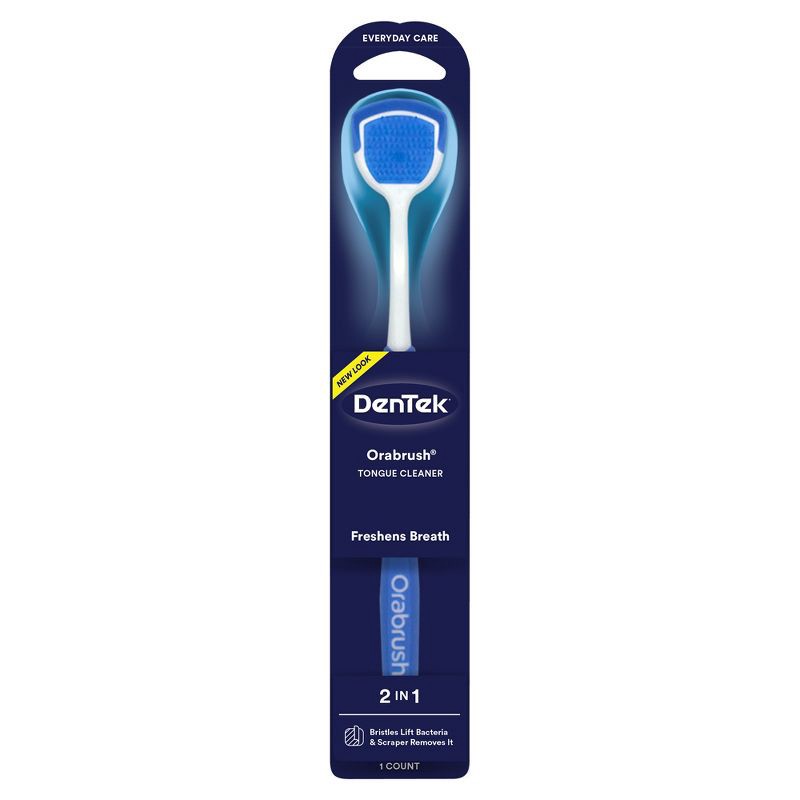 slide 1 of 13, DenTek Orabrush Tongue Cleaner, 1 ct