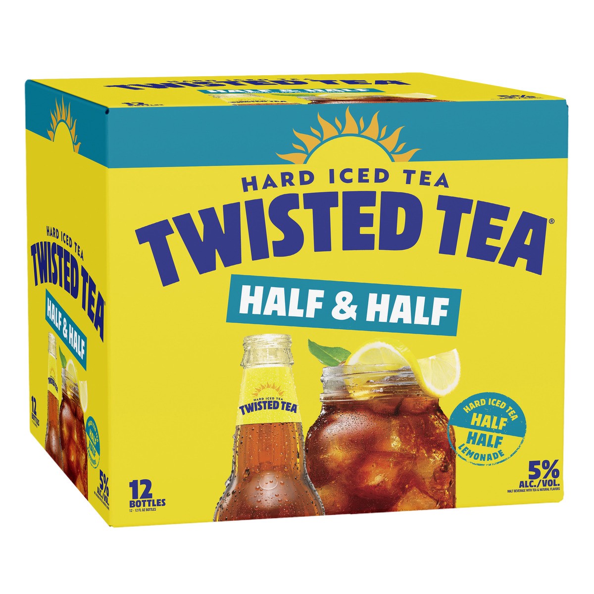 slide 2 of 11, Twisted Tea Half & Half, Hard Iced Tea (12 fl. oz. Bottle, 12pk.), 12 ct