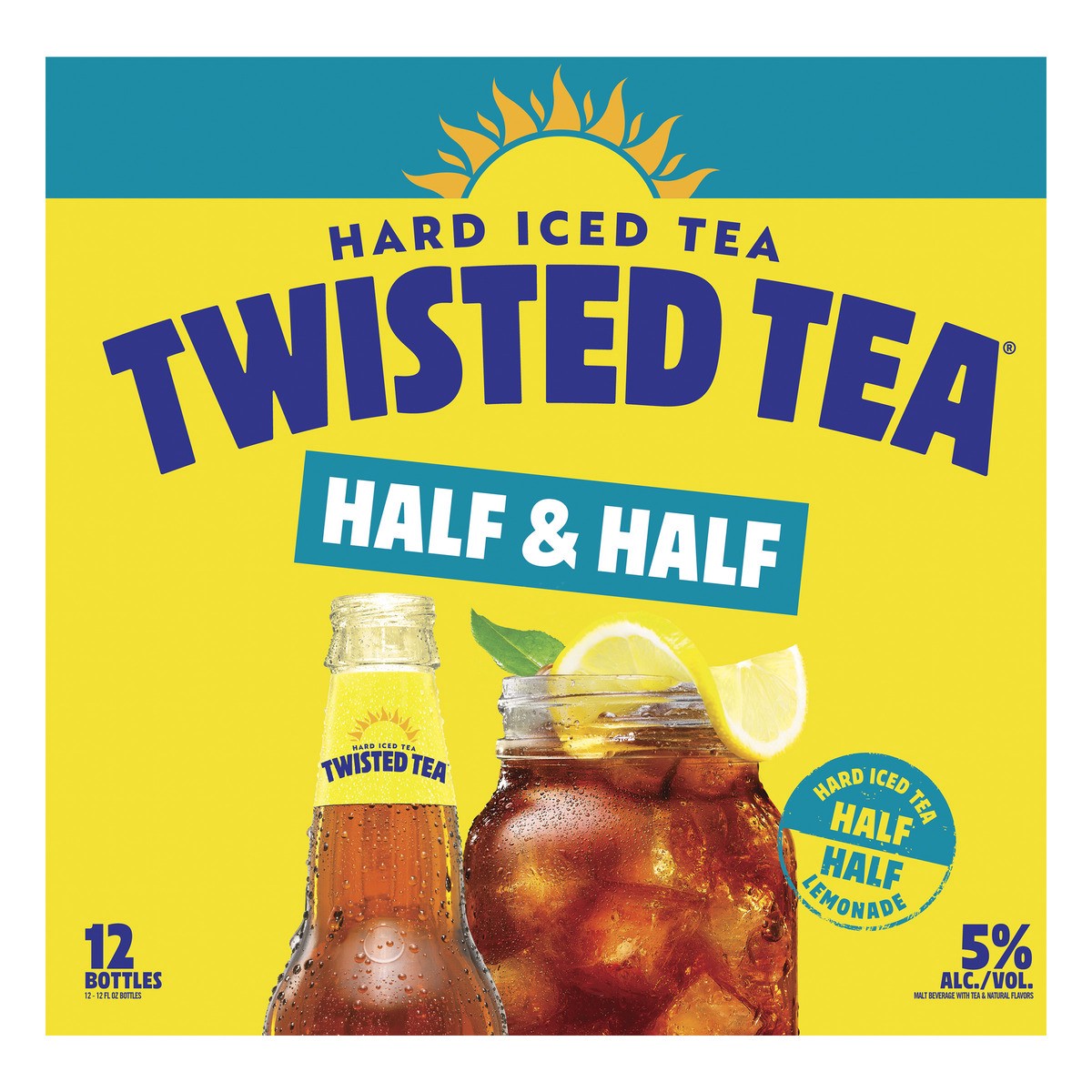 slide 7 of 11, Twisted Tea Half & Half, Hard Iced Tea (12 fl. oz. Bottle, 12pk.), 12 ct