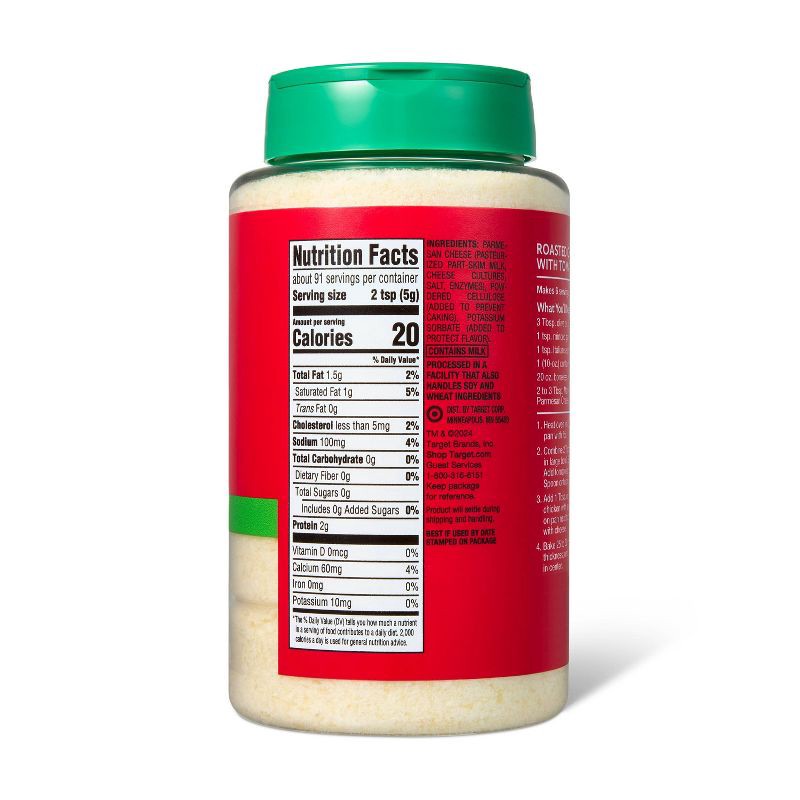 slide 2 of 4, Grated Parmesan Cheese 16oz - Market Pantry™, 16 oz